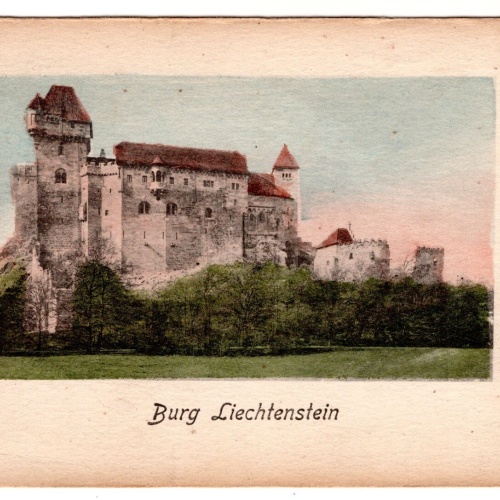 AK, Burg Liechtenstein, Niederösterreich, Ansichtskarte (S7142)