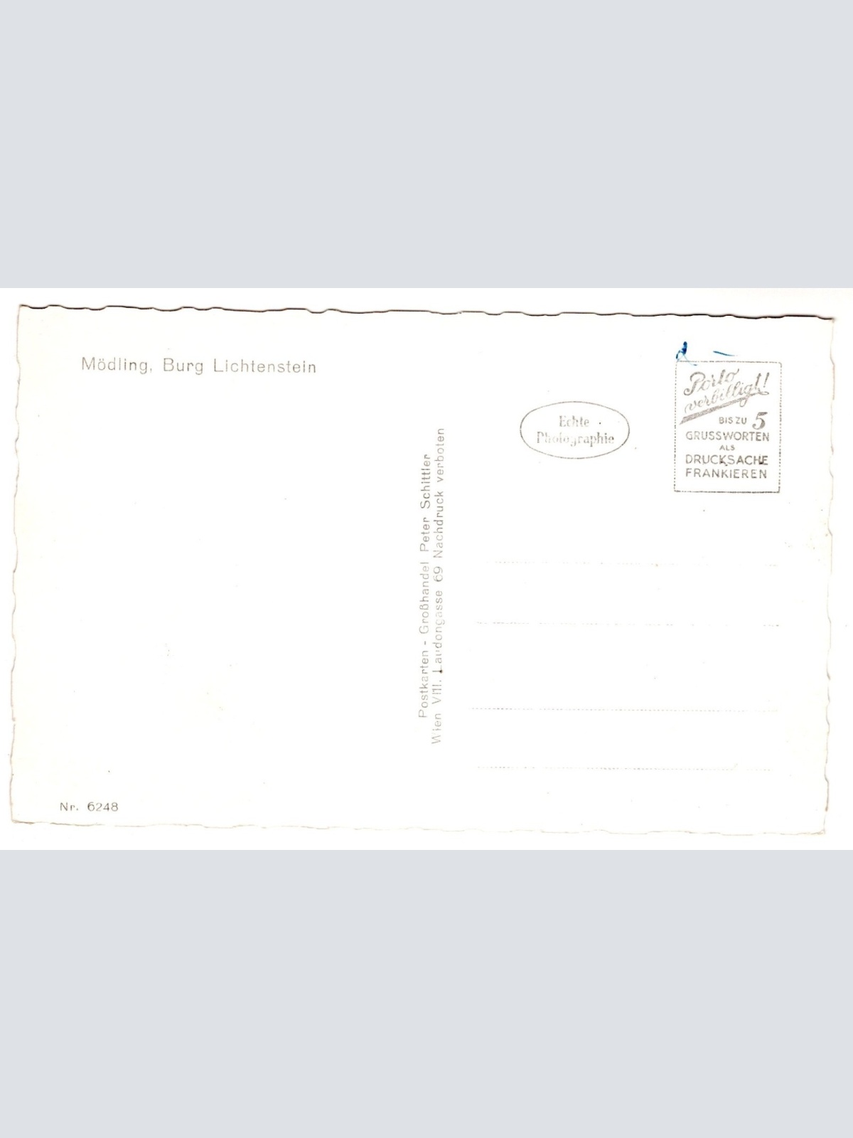 AK, Feste Liechtenstein, Niederösterreich, Ansichtskarte (S7144)