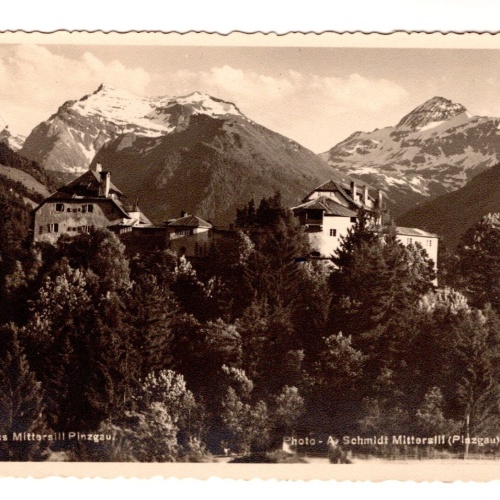 AK, Schloss Mittersill, Salzburg, Ansichtskarte (S7149)