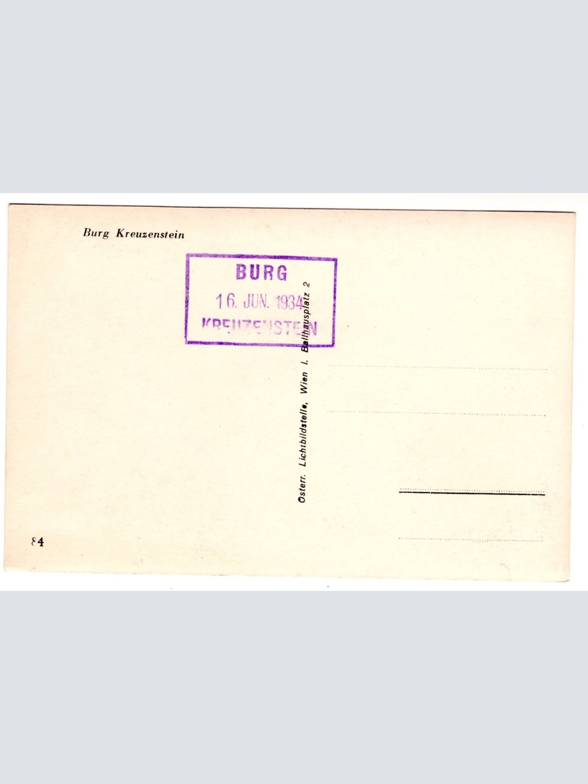 AK, Burg Kreuzenstein, Niederösterreich, Ansichtskarte (S7156)