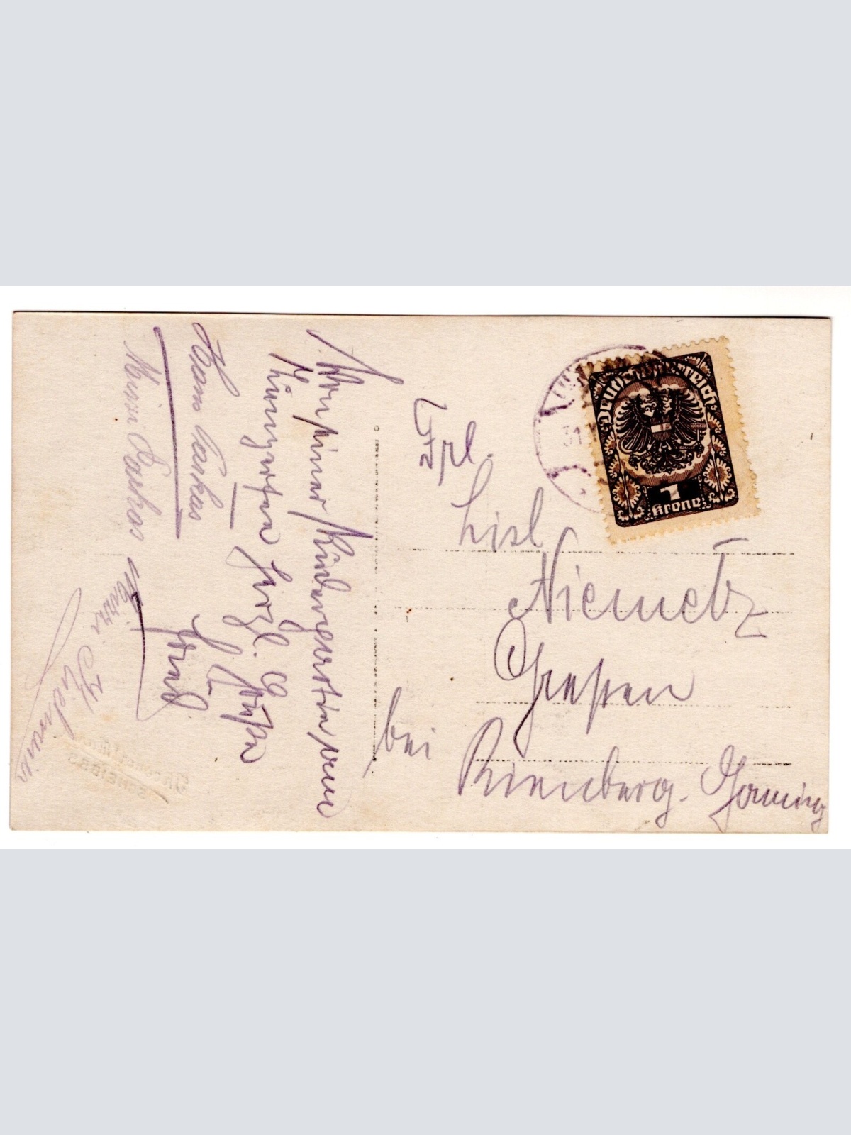 AK, Lunzersee mit Ötscher, Niederösterreich, Ansichtskarte (S7158)