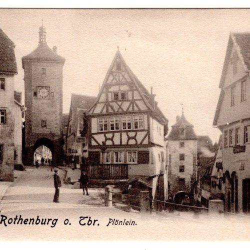 AK, Rothenburg ob der Tauber, Bayern, Ansichtskarte (S7172)