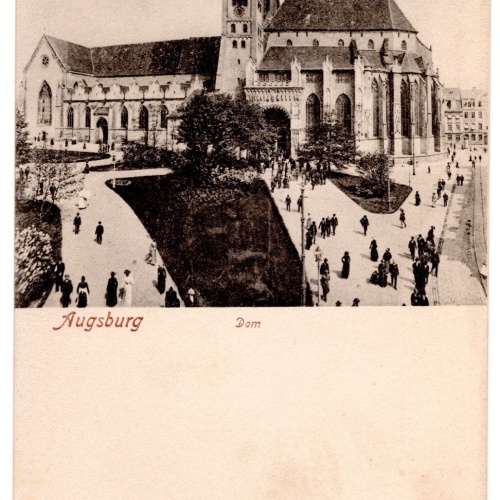 AK, Augsburg, Dom, Bayern, Ansichtskarte (S7176)