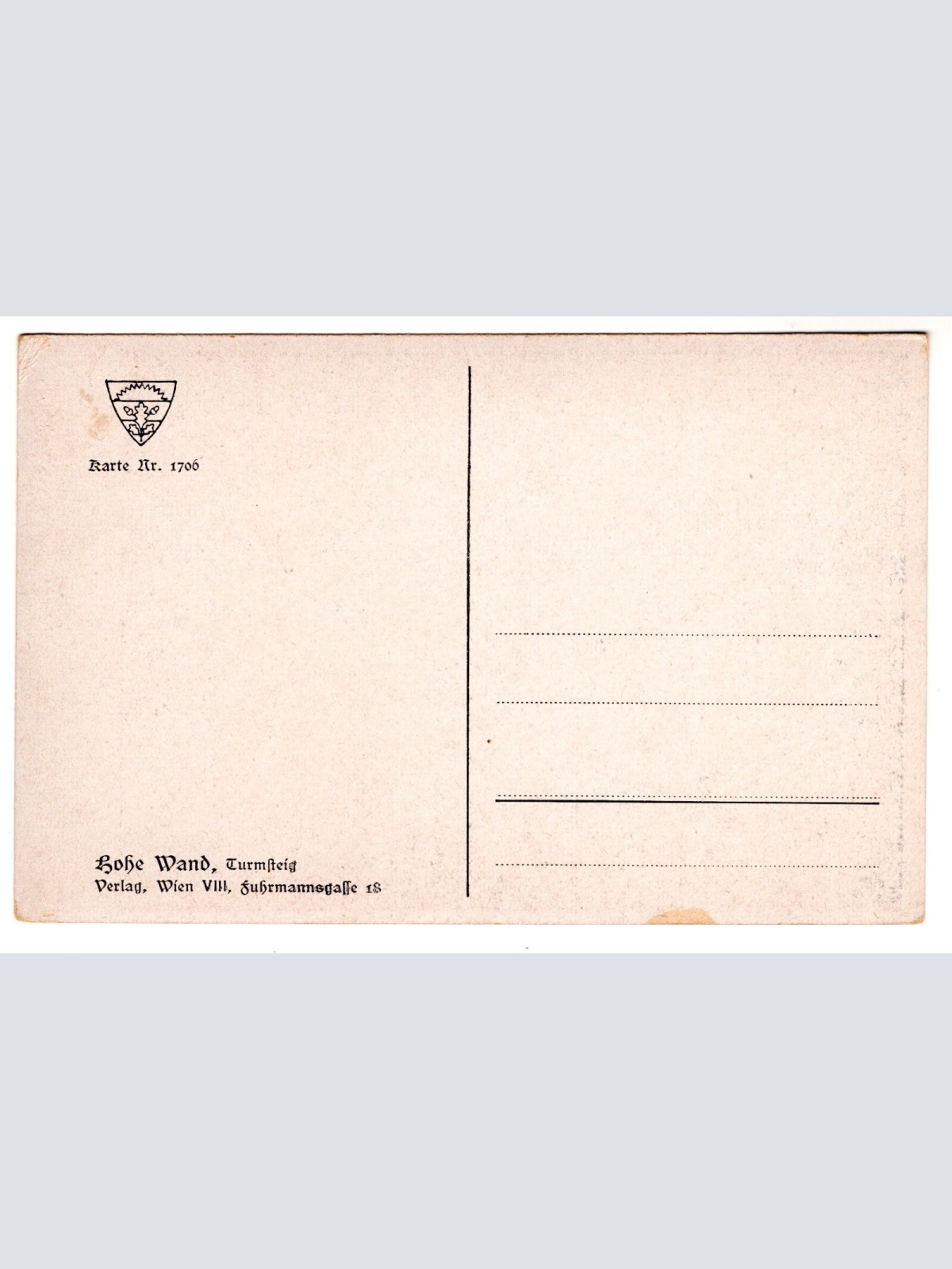 AK, Hohe Wand, Niederösterreich, Ansichtskarte (S7181)