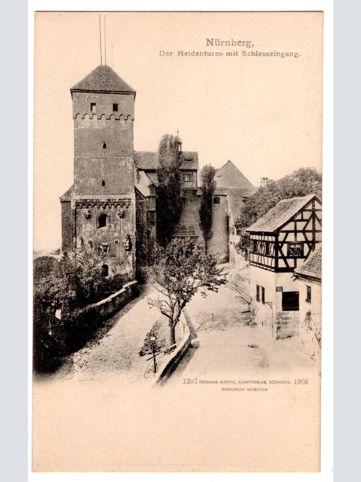 AK, Nürnberg, Heidenturm, Bayern, Ansichtskarte (S7193)