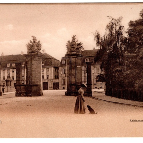 AK, Ansbach, Schlosstor, Bayern, Ansichtskarte (S7212)