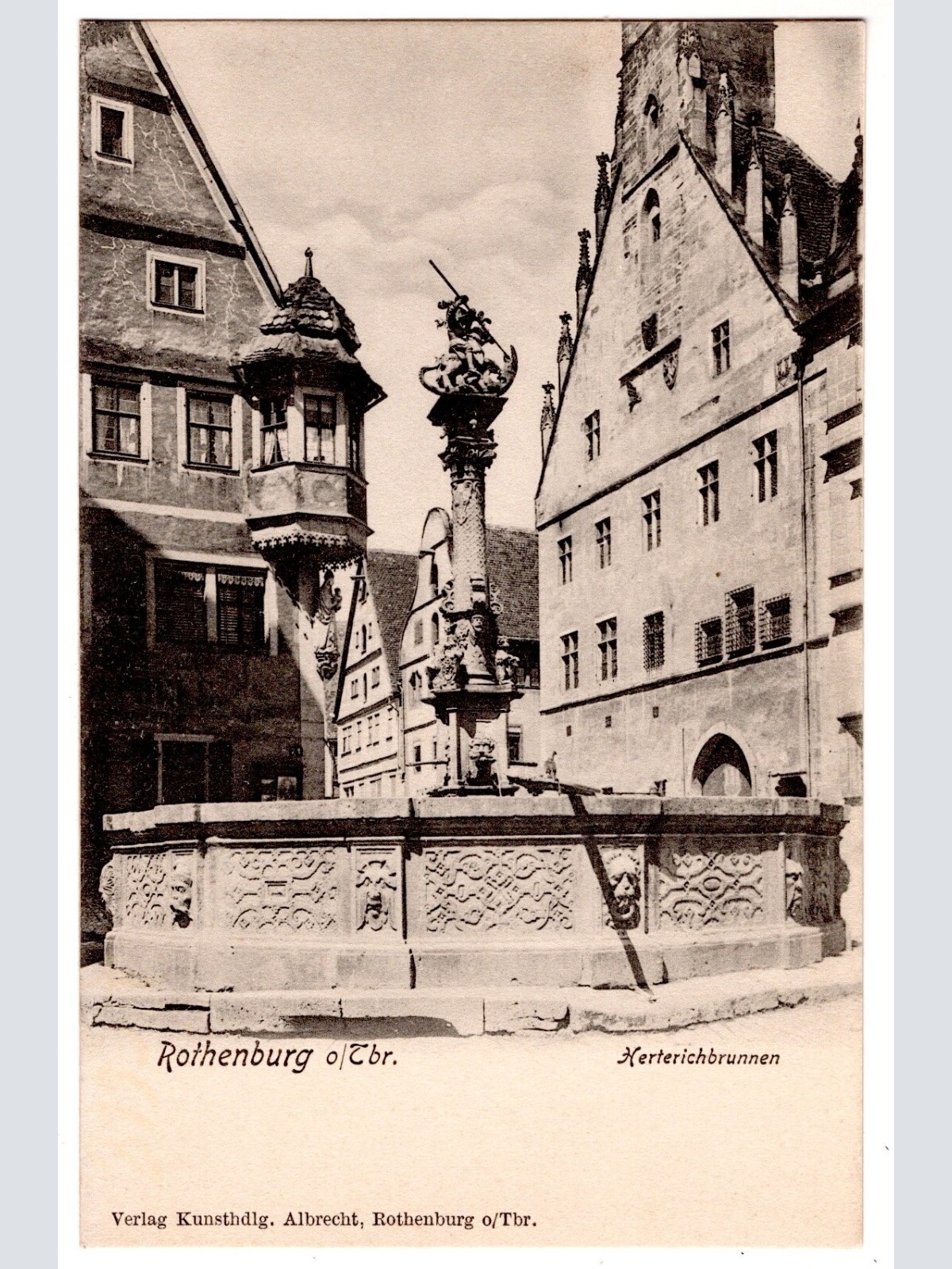 AK, Rothenburg ob der Tauber, Bayern, Ansichtskarte (S7220)
