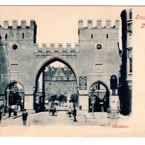 AK, München, Carlsthor, Bayern, Ansichtskarte (S7227)