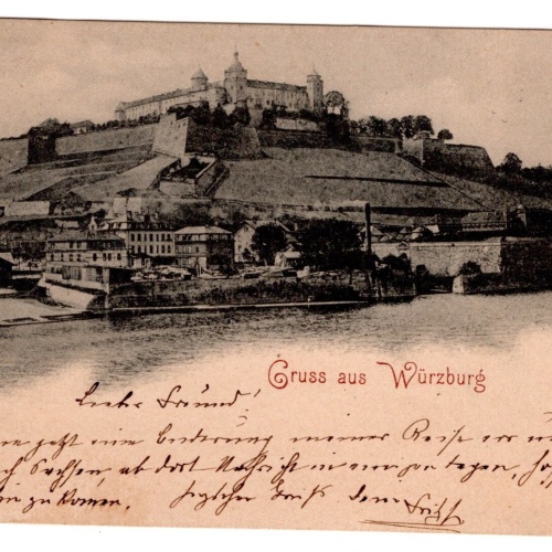 AK, Gruß aus Würzburg, Festung, Bayern, Ansichtskarte (S7229)