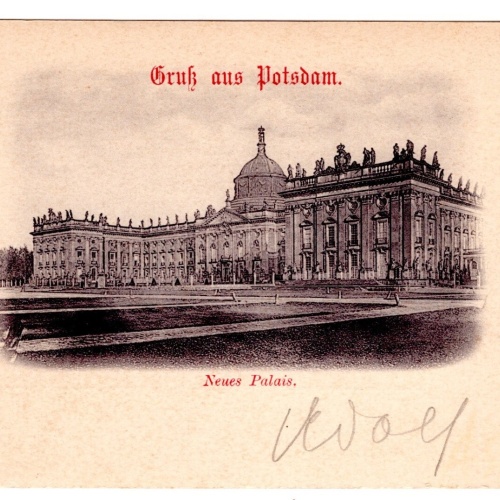 AK, Gruß aus Potsdam, Neues Palais, Brandenburg, Ansichtskarte (S7233)