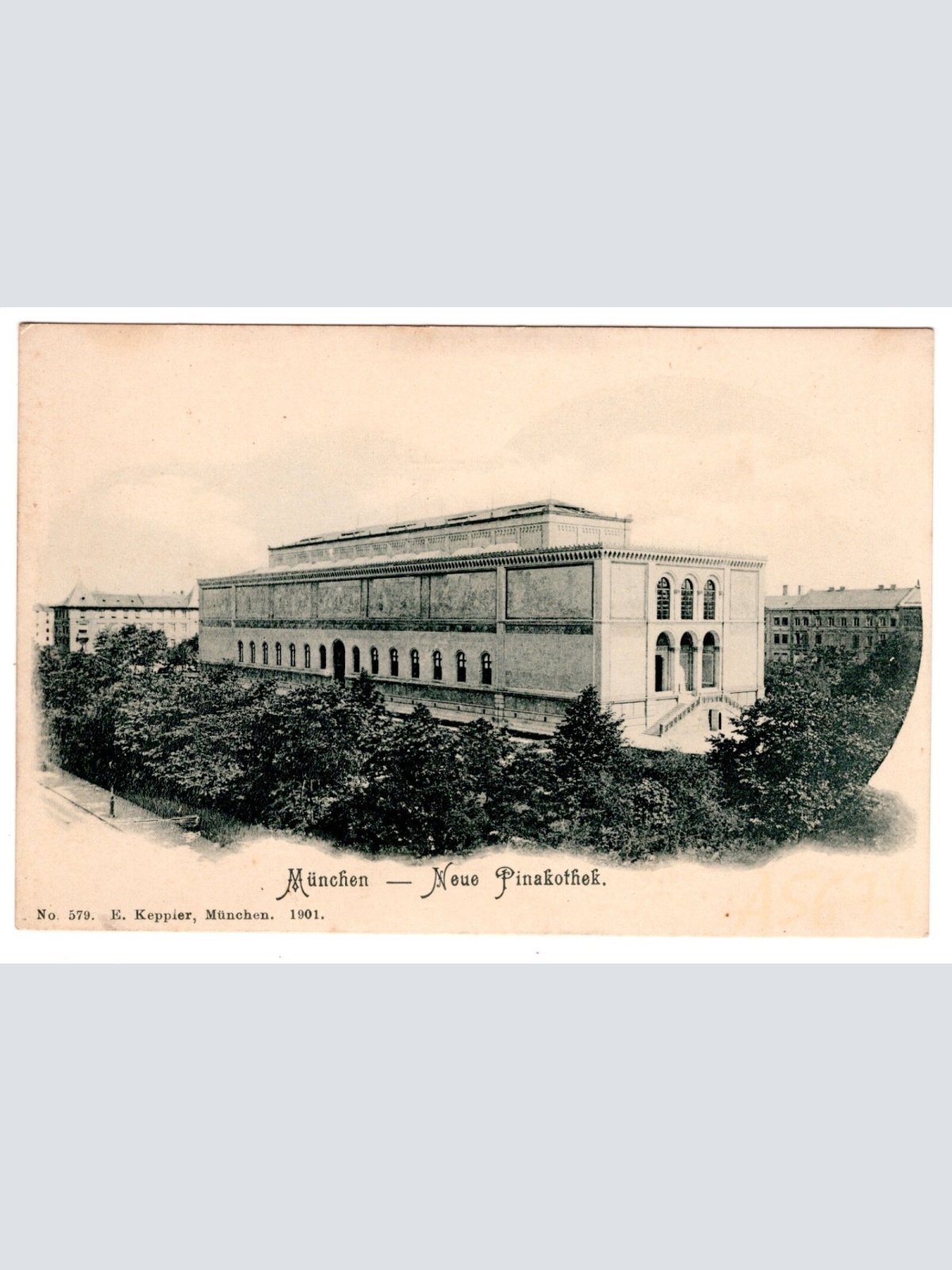 AK, München - Neue Pinakothek, Bayern, Ansichtskarte (S7234)