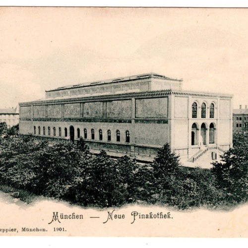 AK, München - Neue Pinakothek, Bayern, Ansichtskarte (S7234)