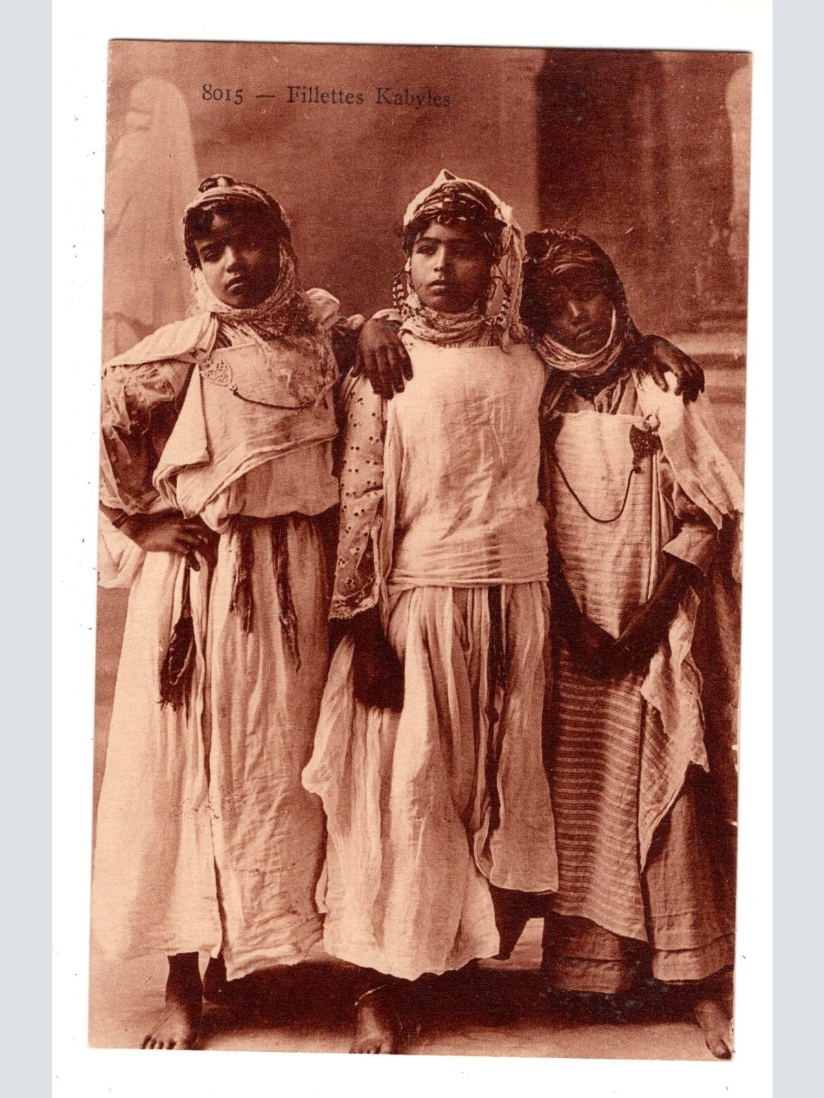 AK, Fillette Kabyles, Ansichtskarte (S7272)