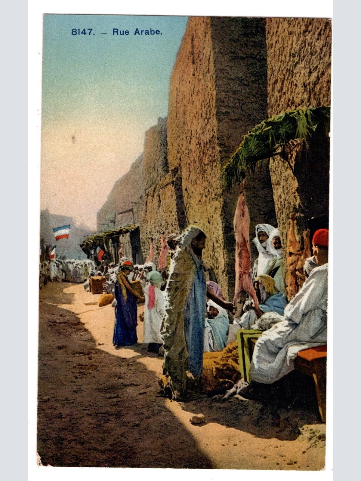 AK, Rue Arabe, Ansichtskarte (S7278)