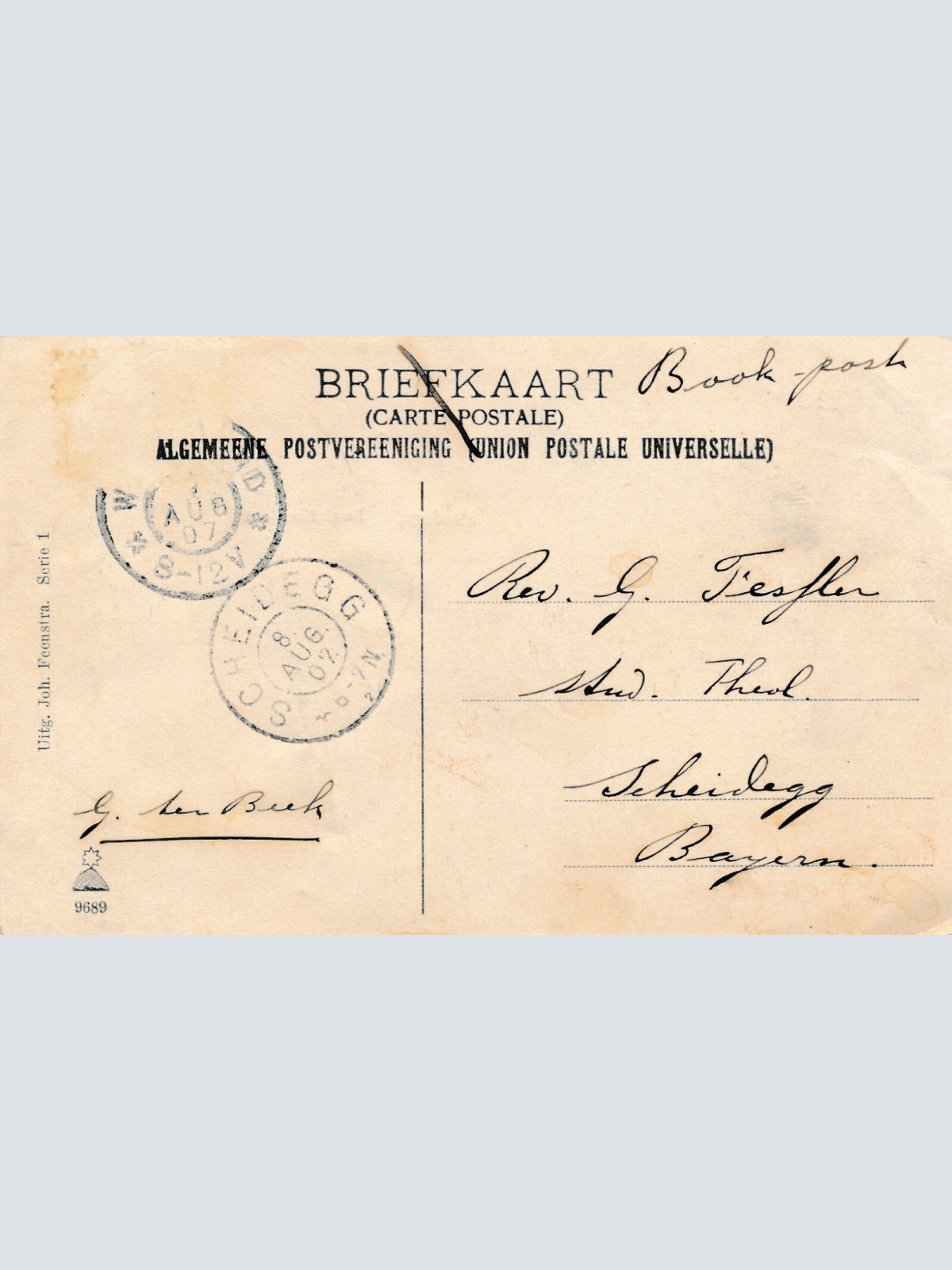 AK aus Woudsend Ewal Noordend Niederlande Ansichtskarte (14515)