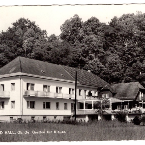 AK, Bad Hall, Oberösterreich, Gasthof zur Klause, Ansichtskarte (S7301)