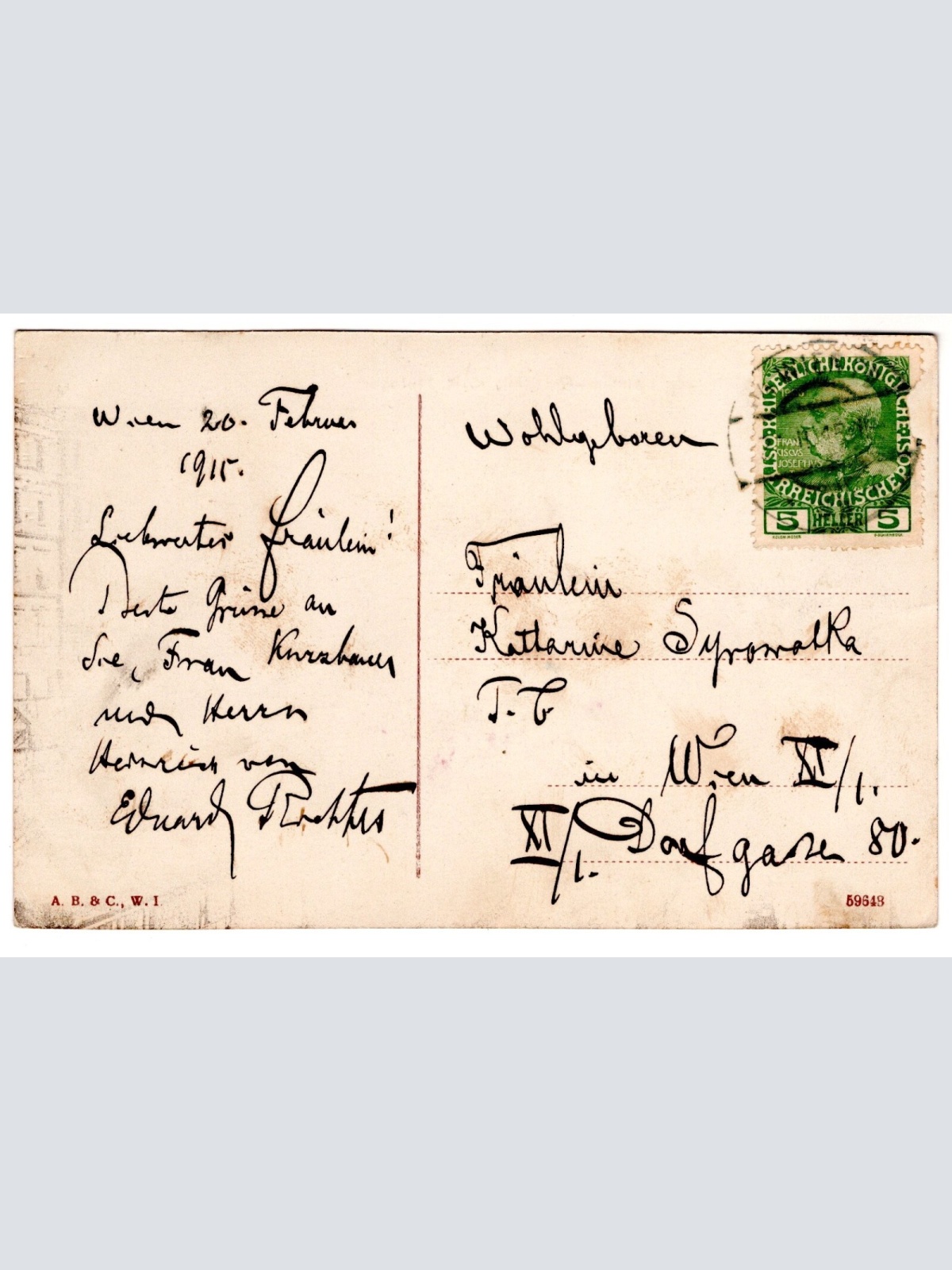 AK, Kärntner Ring mit K. K. Hofoper, Wien, Ansichtskarte (S7308)