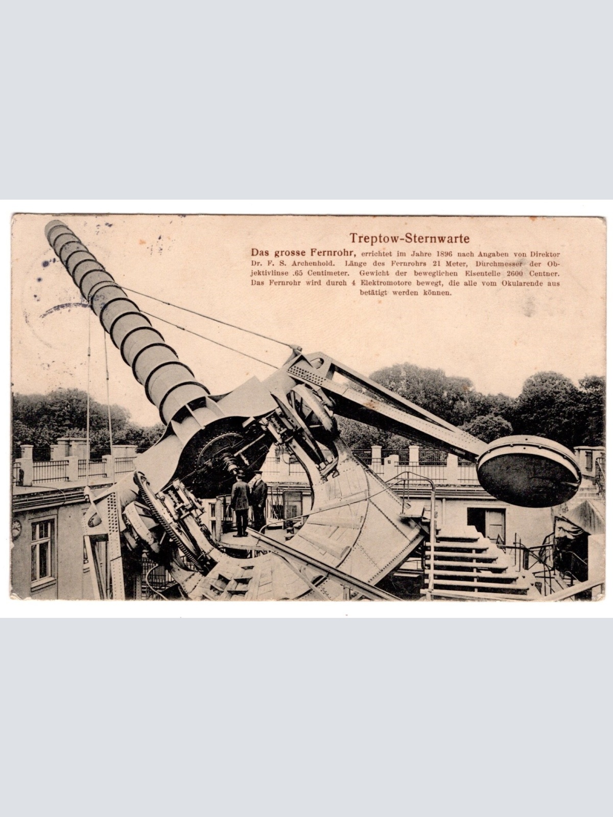 AK, Treptow-Sternwarte, Berlin, Ansichtskarte (S7334)