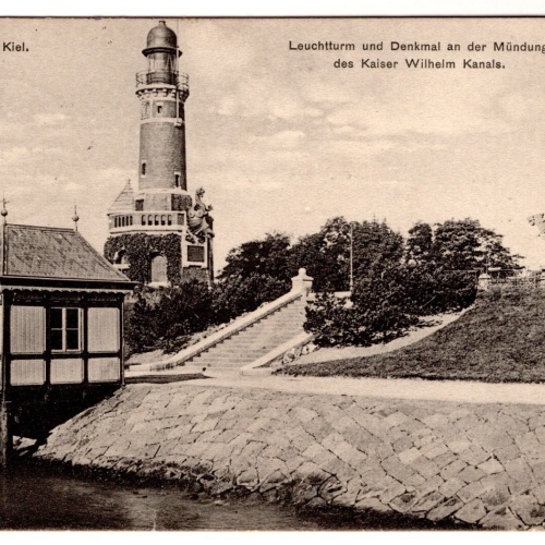 AK, Holtenau bei Kiel, Schleswig-Holstein, Leuchtturm, Ansichtskarte (S7338)