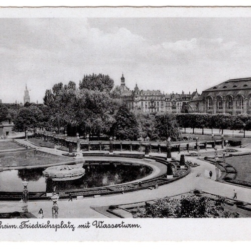 AK, Mannheim, Friedrichsplatz, Baden-Württemberg, Ansichtskarte (S7361)