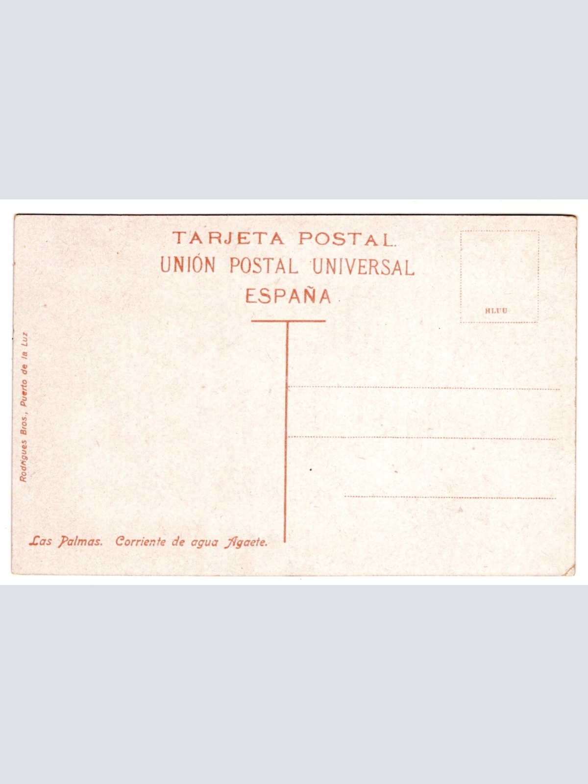 AK, Las Palmas, Corriente de agua Agaete, Spanien, Ansichtskarte (S7370)