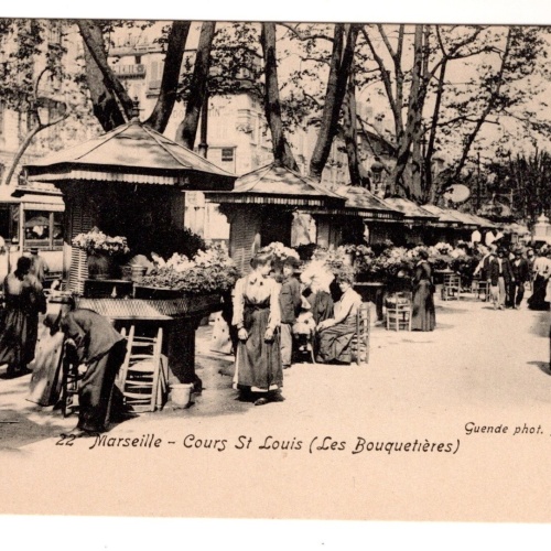 AK, Marseille, Cours St. Louis, Frankreich, Ansichtskarte (S7384)