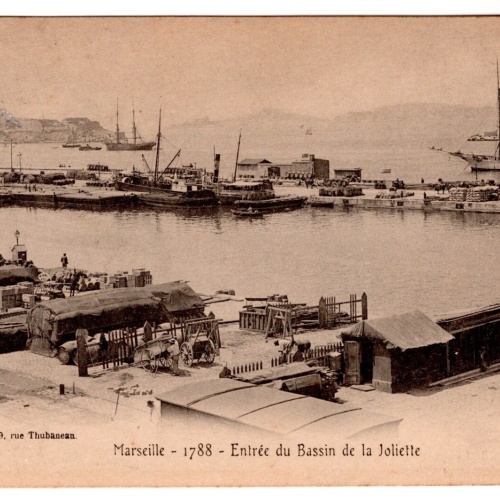 AK, Marseille, Entree du Bassin de la Joliette Frankreich, Ansichtskarte (S7389)