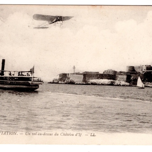 AK, Marseille, Aviation, Frankreich, Ansichtskarte (S7396)