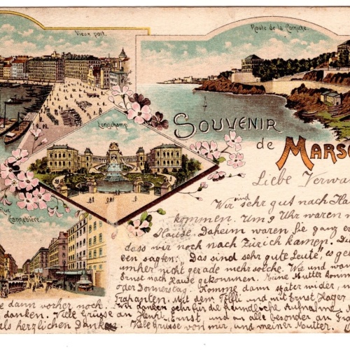 AK, Souvenir de Marseille, Frankreich, Ansichtskarte (S7400)