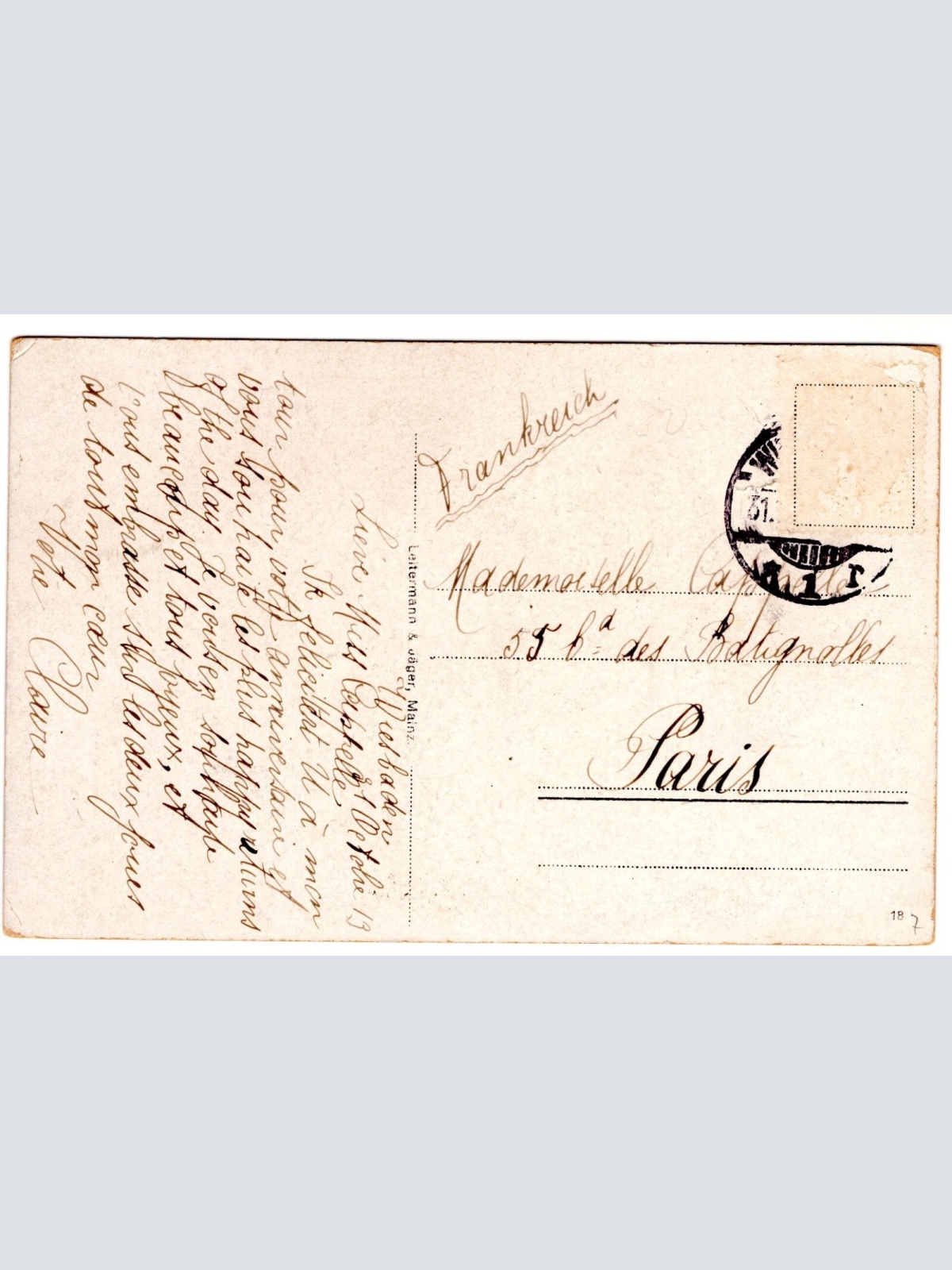 AK, Wiesbaden, Schlossplatz mit Rathaus, Hessen, Ansichtskarte (S7404)