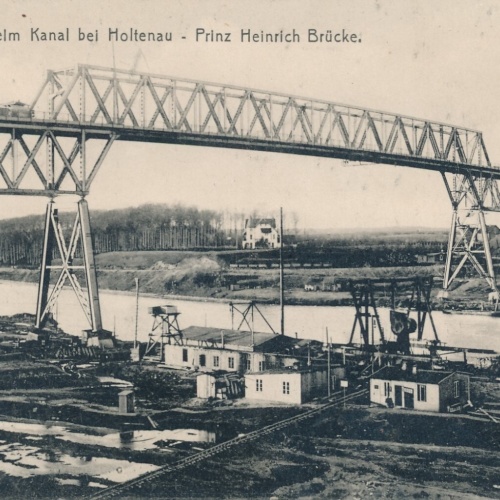 AK vom Kaiser Wilhelm Kanal bei Holtenu Schleswig - H Ansichtskarte (14565)