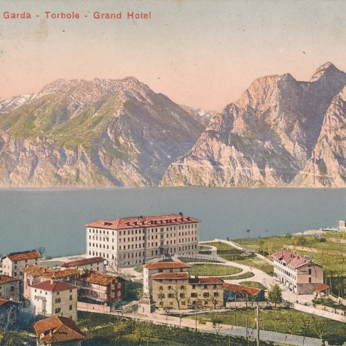AK aus Lago di Garda Torbole Grand Hotel Italien Ansichtskarte (14562)