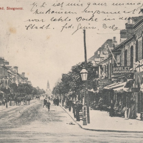 AK aus Lumley Road Skegness England Ansichtskarte (14587)