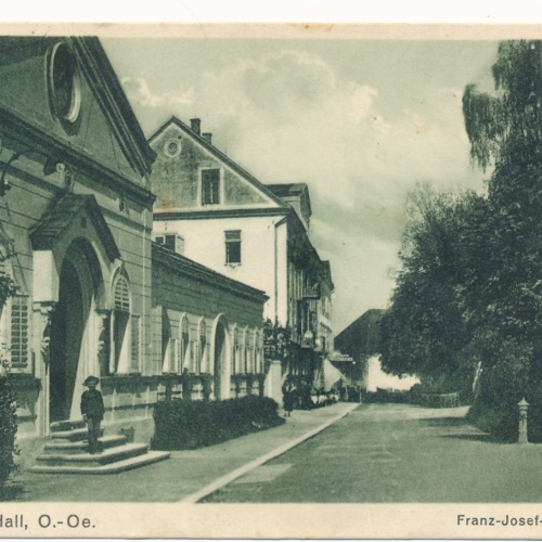 AK aus Bad Hall Franz Josef Straße Oberösterreich Ansichtskarte (14635)