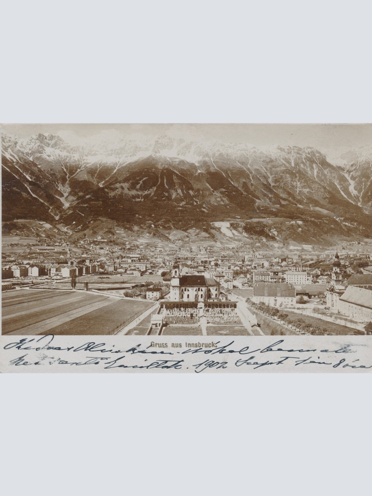 AK gruss aus Innsbruck Tirol Ansichtskarte (14706)