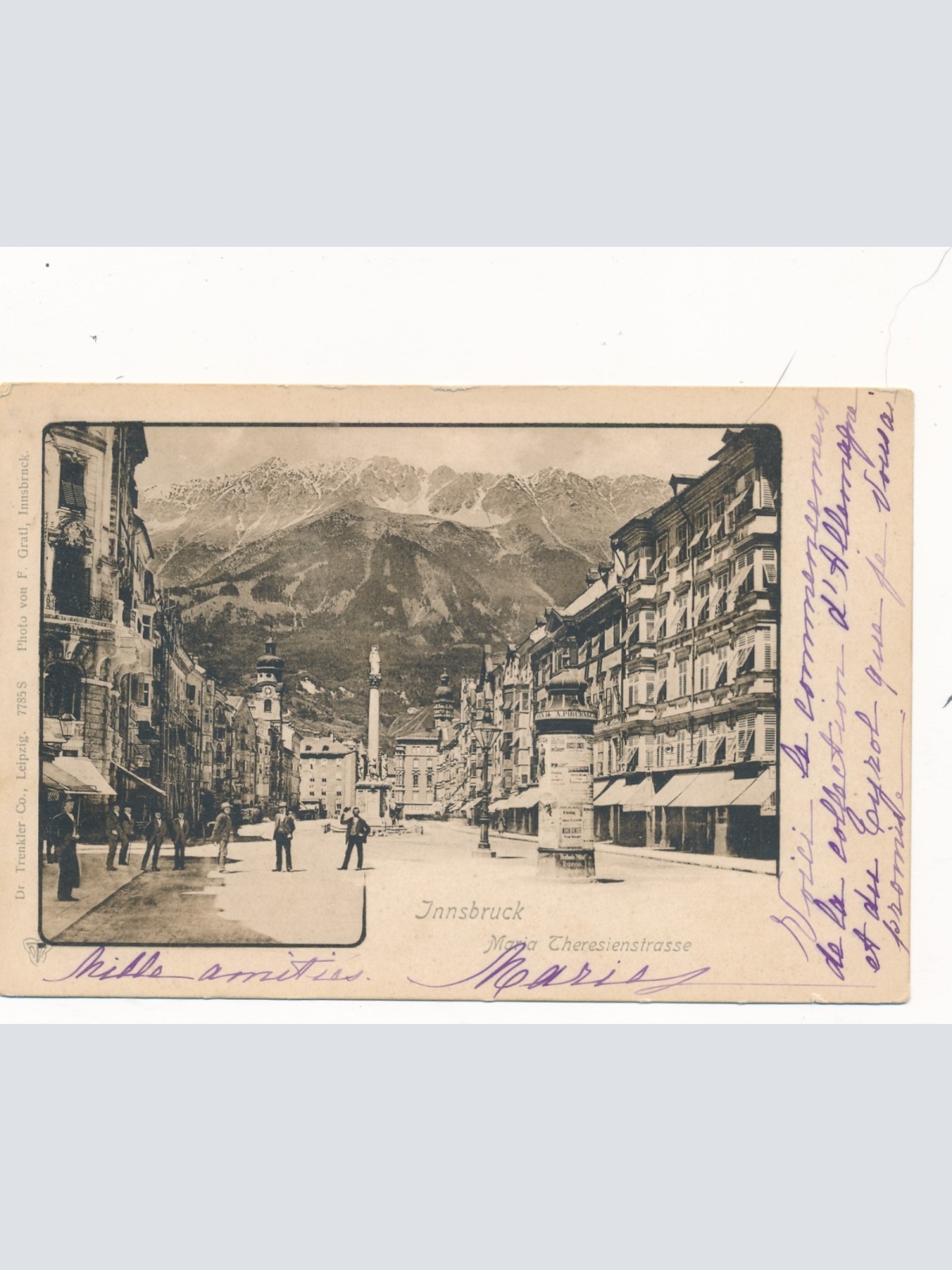 AK aus Innsbruck Maria Theresienstrasse Ansichtskarte (14685)