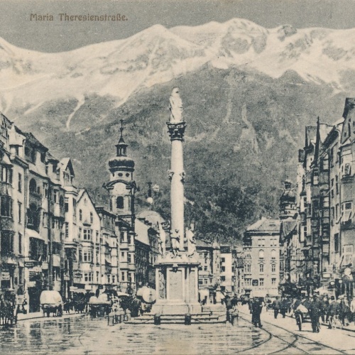 AK aus Innsbruck Maria Theresienstrasse Tirol Ansichtskarte (14766)