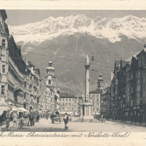 AK aus Innsbruck Maria Theresienstrasse Tirol Ansichtskarte (14767)