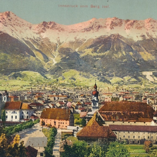 AK aus Innsbruck vom Berg Isel Ansichtskarte (14775)