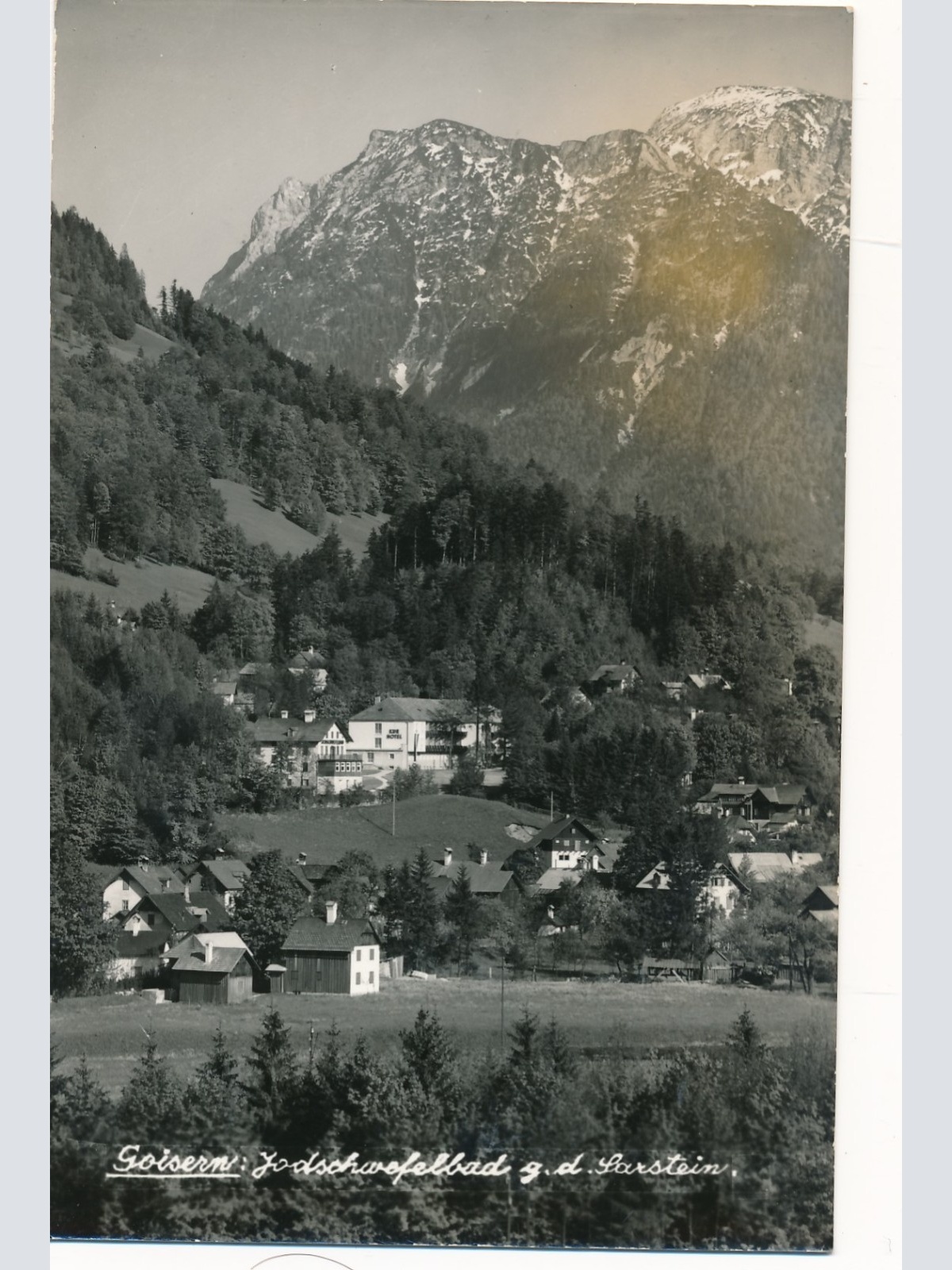 AK aus Goisern mit Jodschwefelbade Ansichtskarte Oberösterreich (14825)