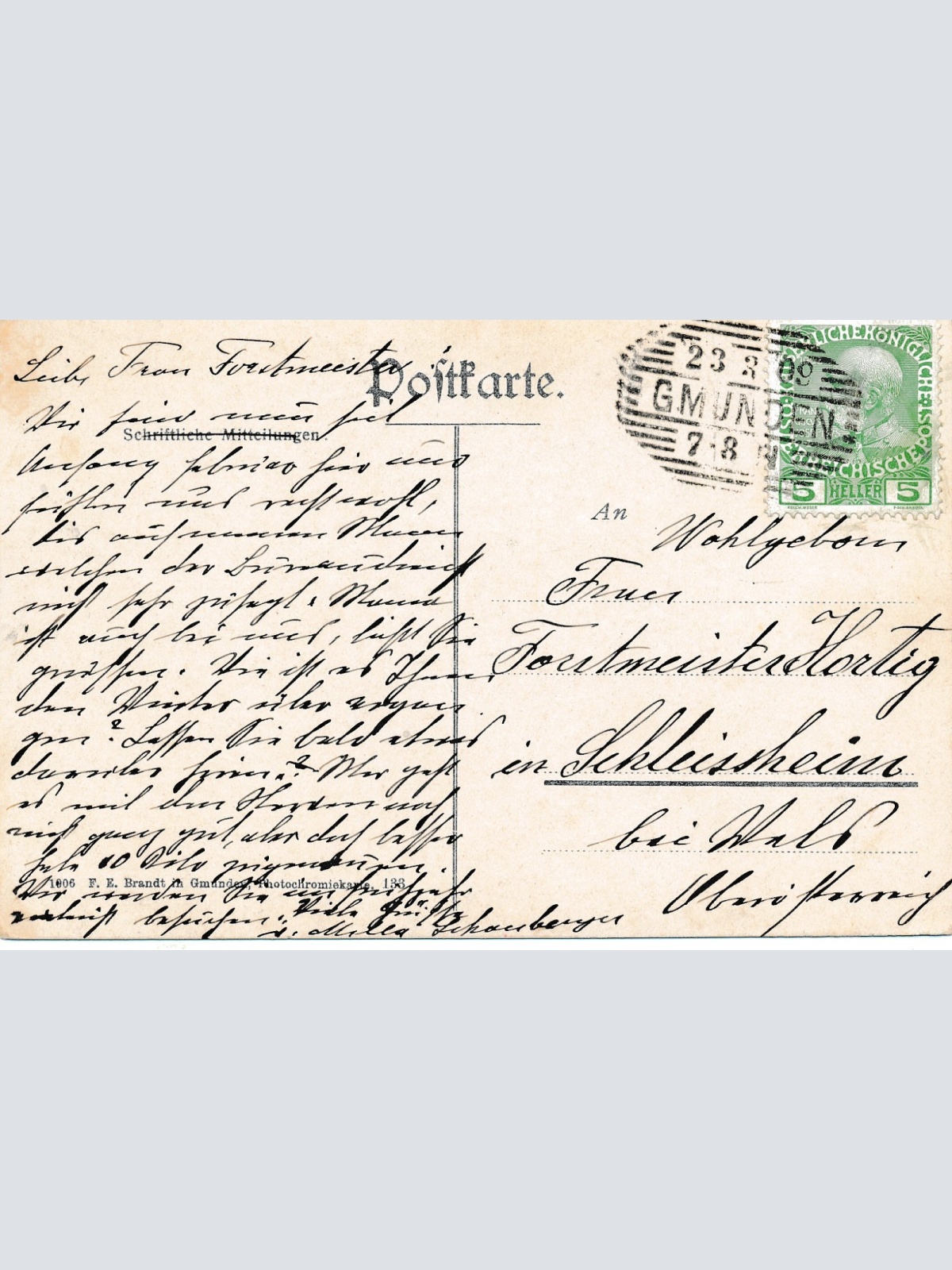 AK aus Gmunden Ansichtskarte Oberösterreich (14840)