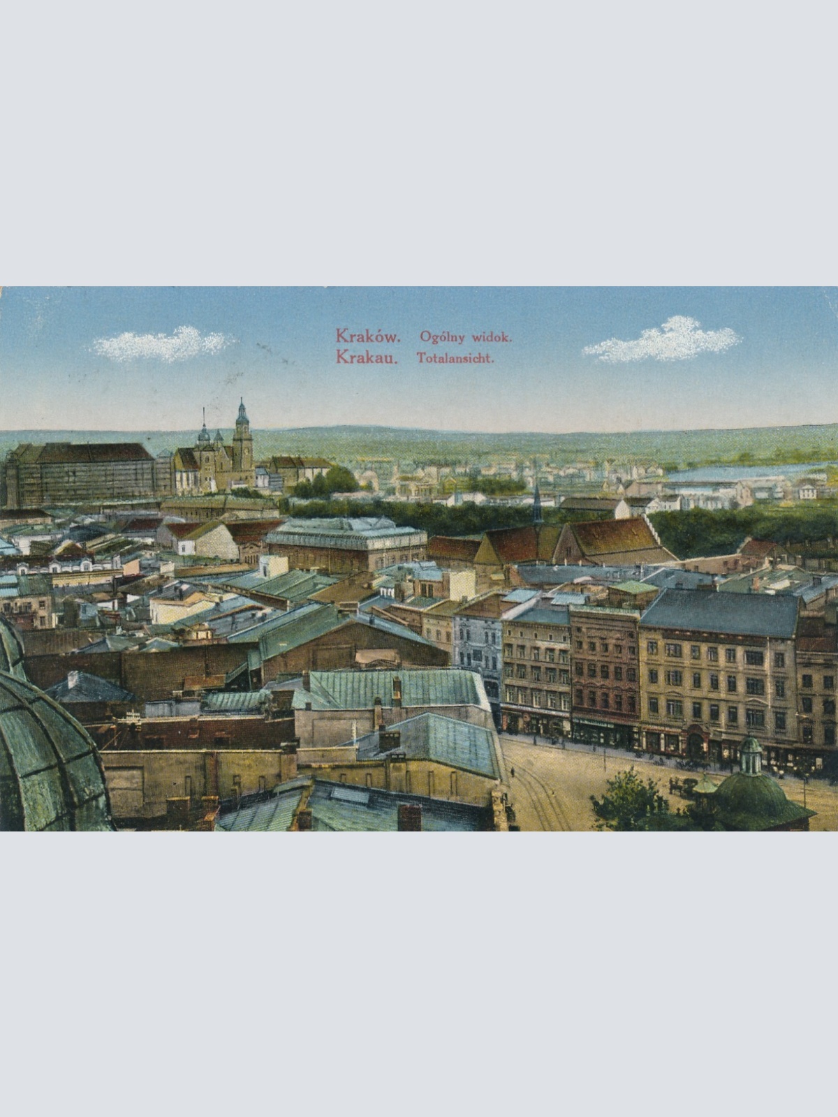 AK aus Krakau - Krakow Polen Ansichtskarte (14884)