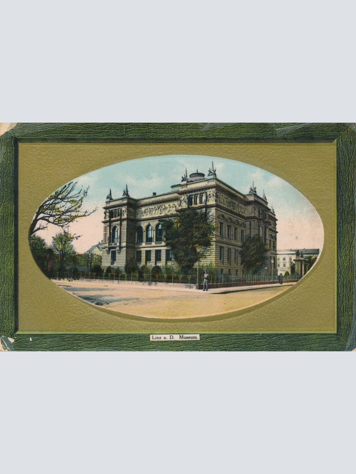 AK aus Linz mit Museum Oberösterreich Ansichtskarte (15055)