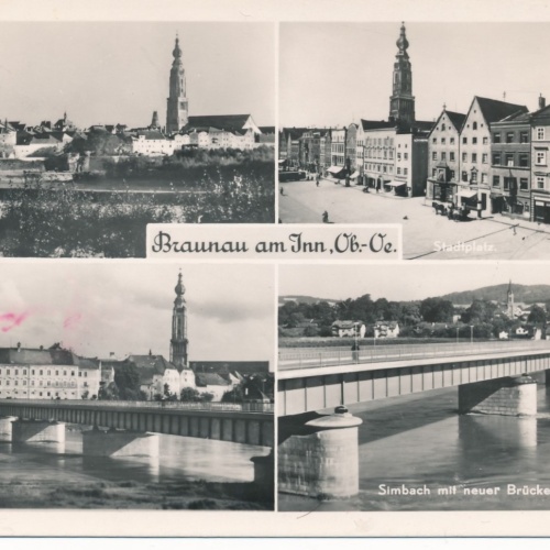 AK aus Braunau am Inn Mehrbildkarte Oberösterreich Ansichtskarte (15079)