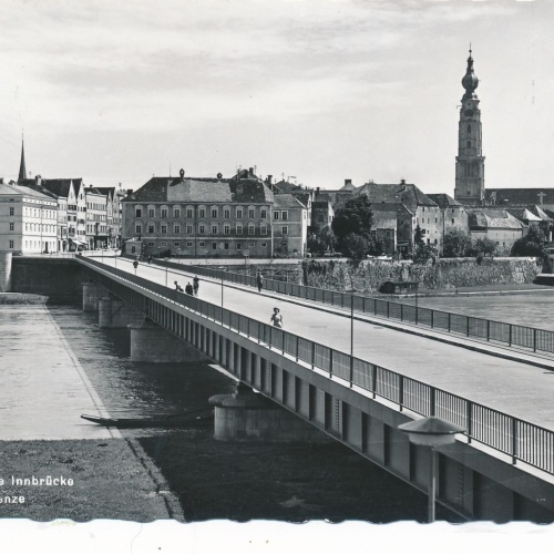 AK aus Braunau neue Innbrücke Oberösterreich Ansichtskarte (15080)
