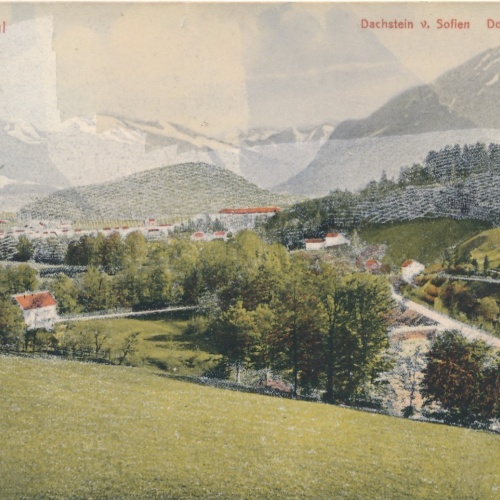 AK aus Bad Ischl Dachstein v. Sofien Oberösterreich Ansichtskarte (15083)