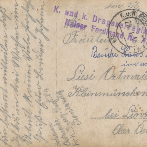 AK Feldpostkarte 641 Stabs Abt. des KuK III Feldbaons . IR 59 (14910)