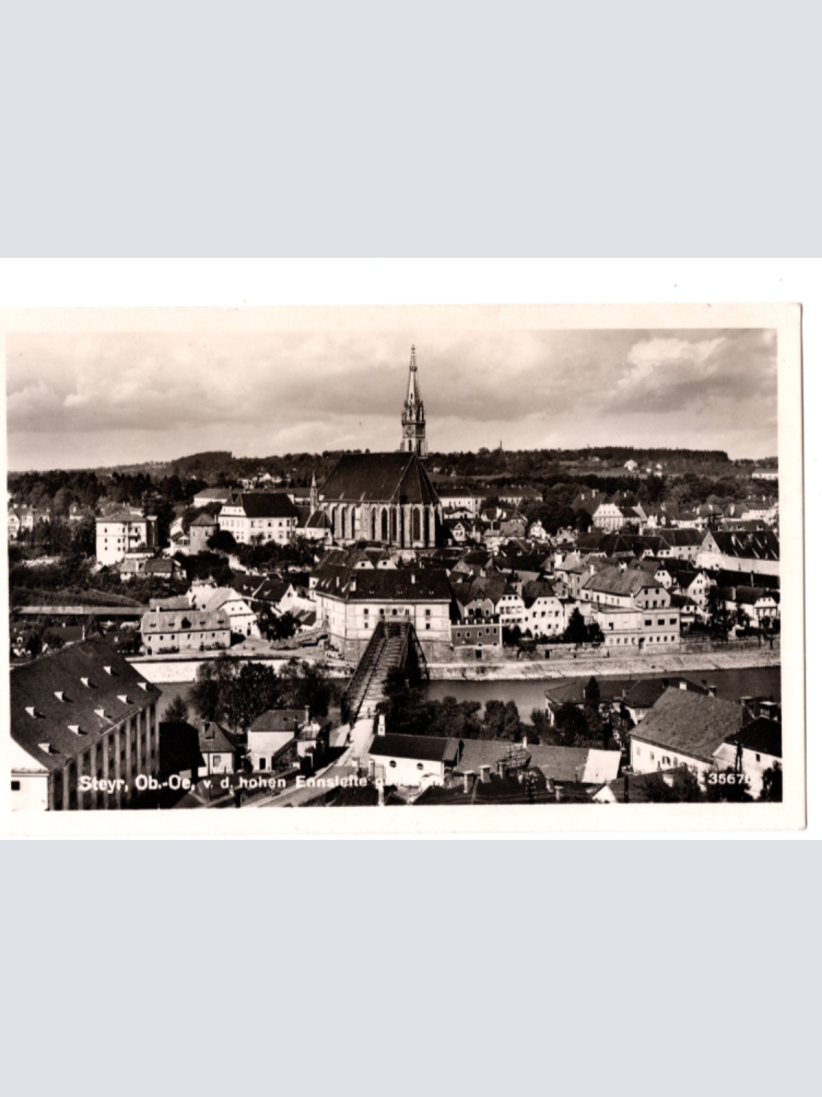 AK aus Steyr v. d. hohen Ennslette, Oberösterreich (F425)