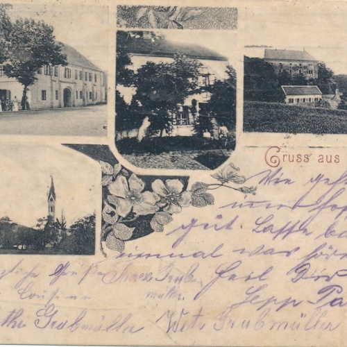 AK Gruss aus Puchenau Oberösterreich Ansichtskarte (15034)