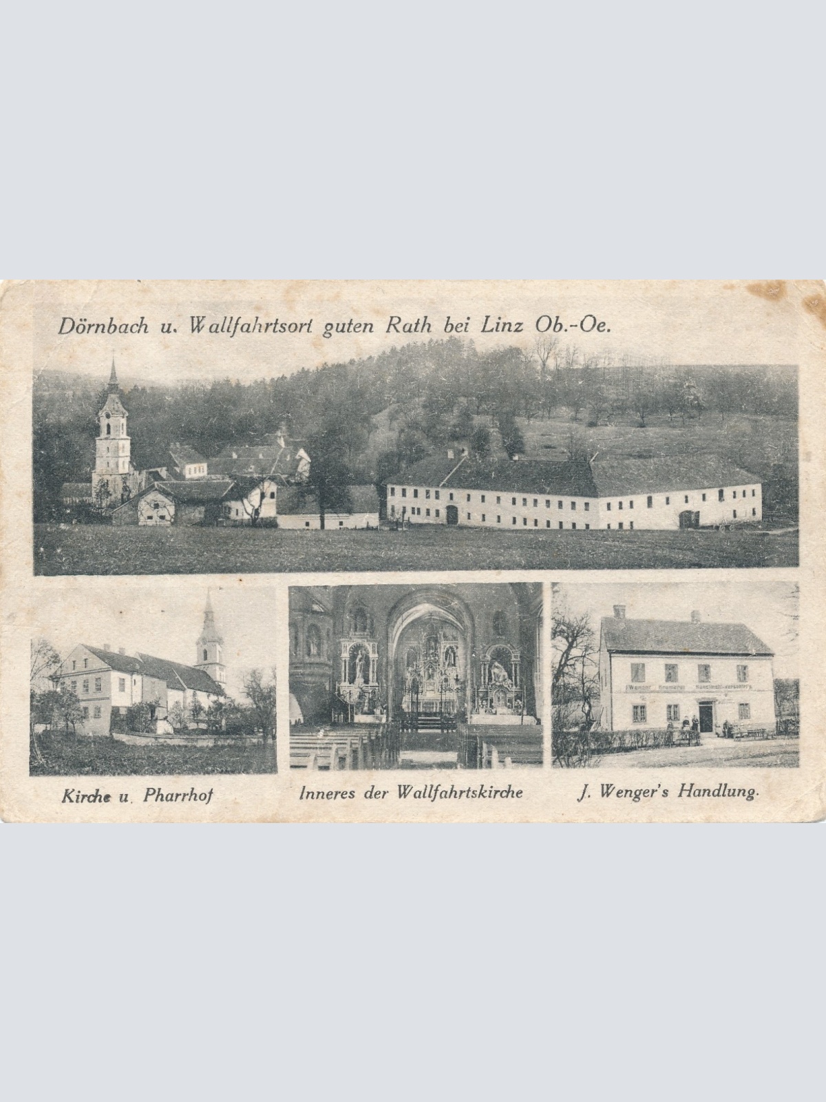 AK aus Dörnbach und Rath bei Linz Oberösterreich Ansichtskarte (15108)